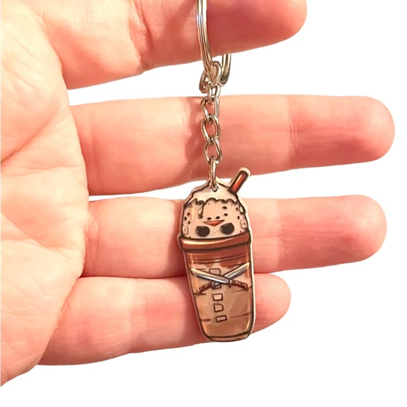 Horror Accessories - Horror Coffee/Latte Keychains - Freddy - Ghostface - Michael Myers & Jason